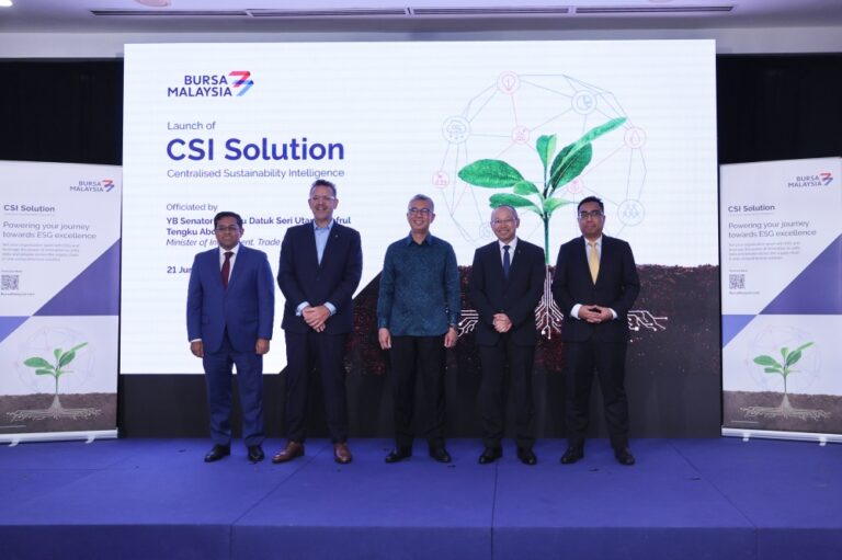 Bursa Malaysia: Centralised Sustainability Intelligence Solution ready for all companies to support ESG, boost competitiveness 